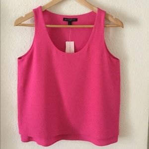 Banana Republic Factory Sleeveless Fuchsia Top Sz PS